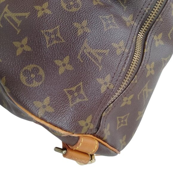 764730BJ (X6) Louis Vuitton Travel Bag Keepall 60 Brown Monogram - Picture 8 of 14